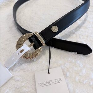 Rachel Zoe Elegant Black and Gold Belt 🖤💛